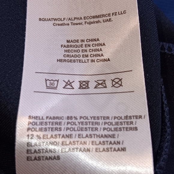 NWT Squatwolf Shirt Mens Medium Black Tee Crew Neck - Picture 9 of 9